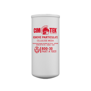 Cim Tek 70020 / 800-30 Caja con 6 Filtros de 1"X30 Micrones ALTA CAPACIDAD