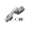 OPW Caja 20 Pzas: Giratorio (Destorcedor) 241TPS-91000 de 1
