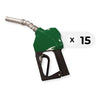 OPW Caja 15 Pzas: Pistola con Funda Verde 11BP