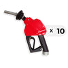 OPW Caja 10 Pzas: Pistola Coaxial con Funda Roja 12VW