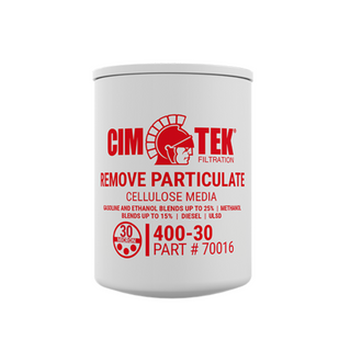Cim Tek 70016 / 400-30 Caja con 12 Filtros de 1"X30 Micrones
