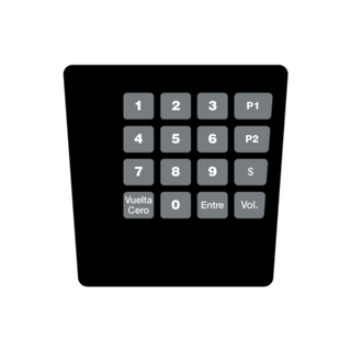 ‍GILBARCO Calcomania GENUINA para Preset Nuevo Diseno para Dispensario Encore E500S (Regalo)