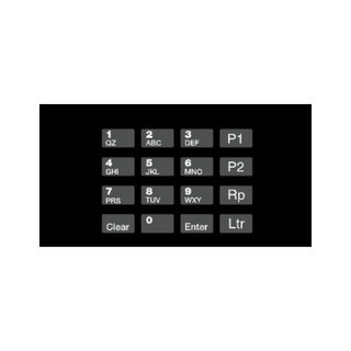 ‍GILBARCO Calcomania GENUINA para Preset Rectangular para Dispensario Encore E500S (Regalo)