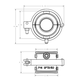 Bota Genuina de prueba de 1.5" bipartida APT