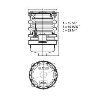 Grafico de OPW Contenedor de Derrames EDGE1 de Doble Contencion (Doble proteccion del subsuelo) 2