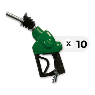 HEALY Caja 10 Piezas: Pistola con Funda Verde Modelo 600
