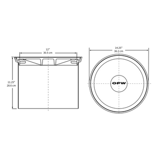 Registro 104A-1200 de 12" OPW 2