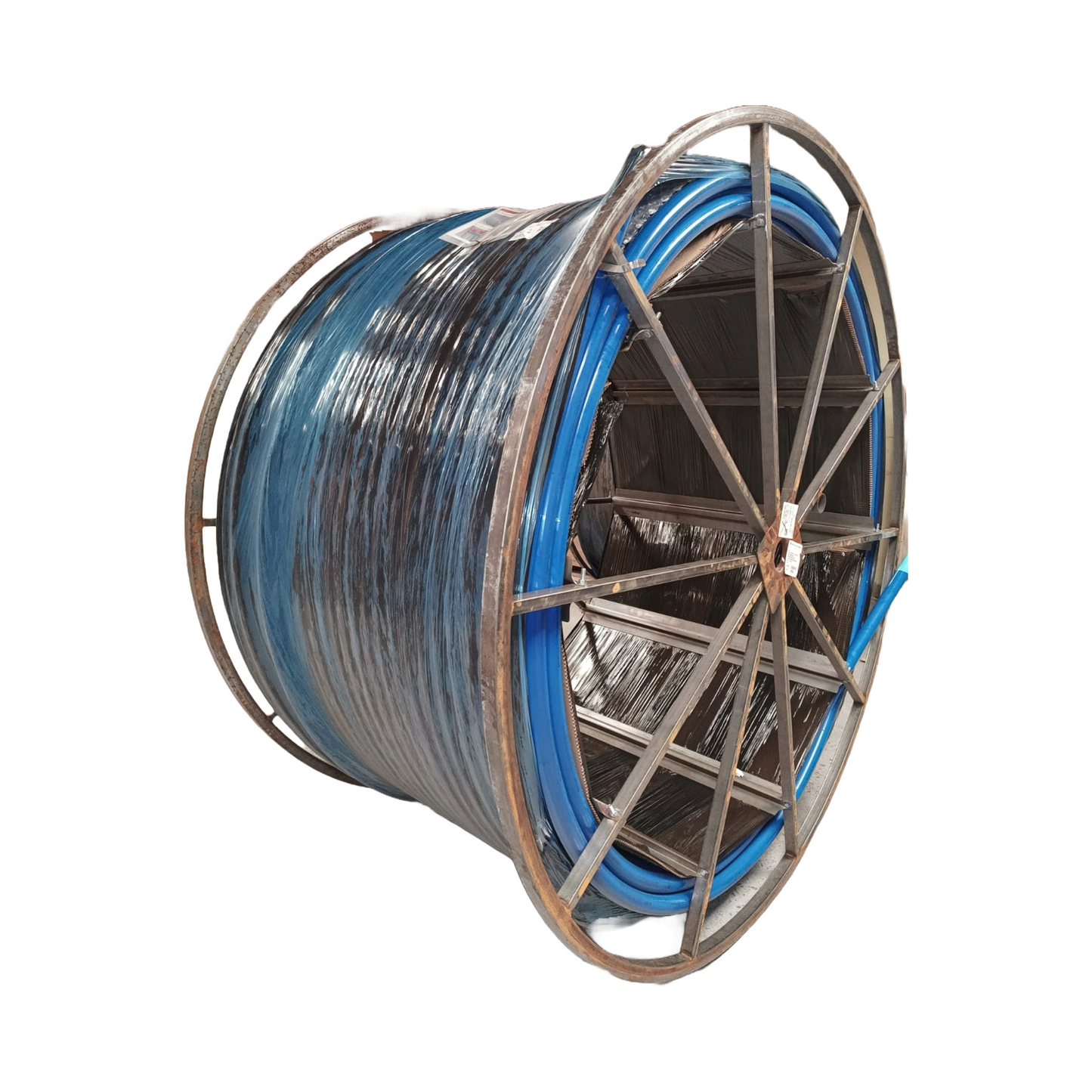 Carrete de 457 mt de manguera (tuberia) coaxial de 1.5" A.P.T.